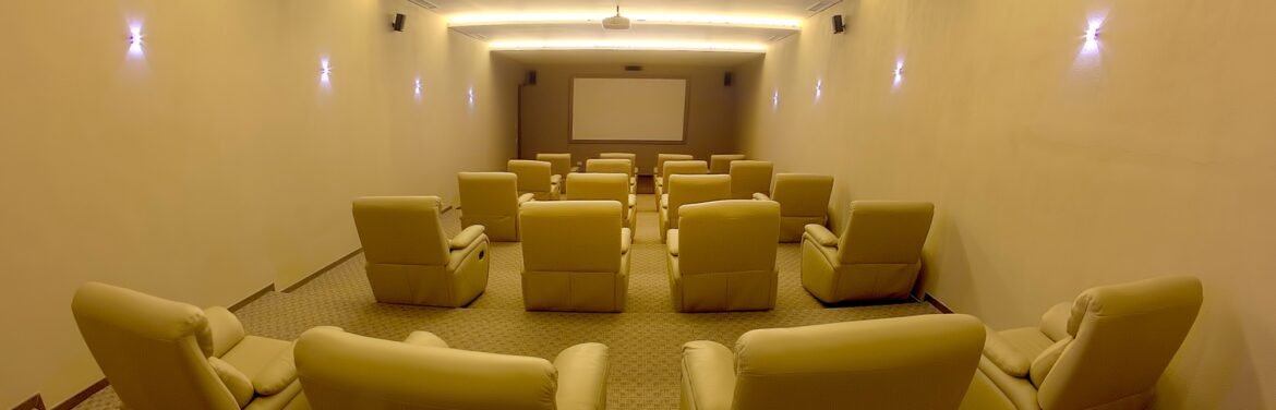 Luxury home theatre room.